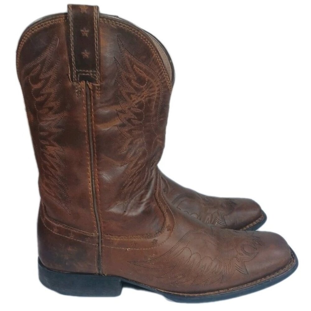 Ariat Honor Men 6 Women 8 Western Rancher Leather Cowboy Boots